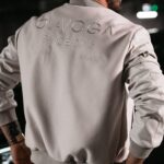 Kurtka męska bomberka Blank Ola Voga beżowa