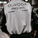 Kurtka męska bomberka Blank Ola Voga szara