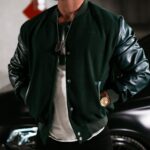 Kurtka męska bomberka BLANK OLAVOGA butelkowa