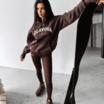 Bluza z kapturem RHODE OLAVOGA brązowa