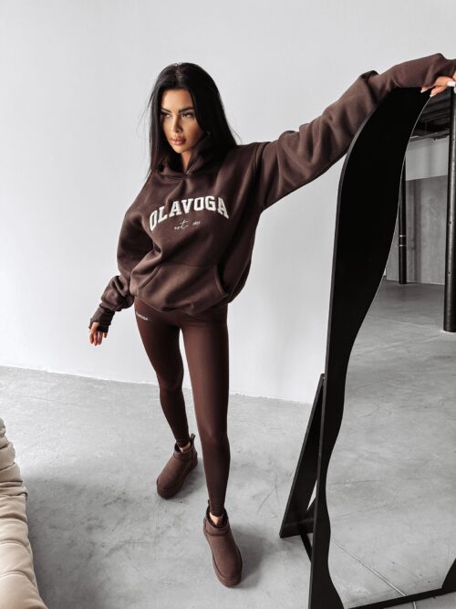 Bluza z kapturem RHODE OLAVOGA brązowa