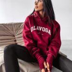 Bluza z kapturem RHODE OLAVOGA bordowa