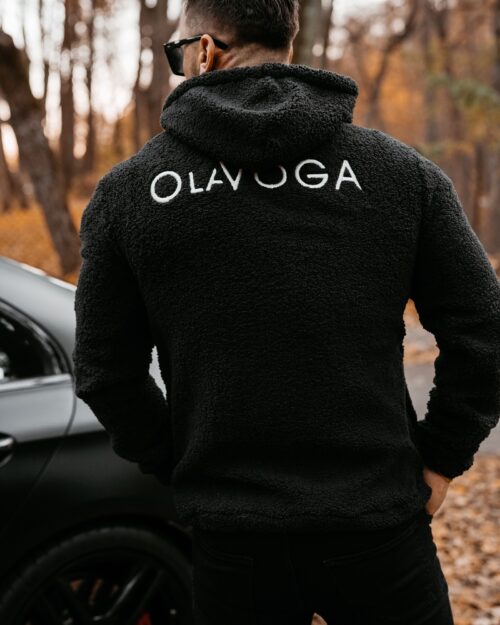 Bluza męska baranek DEROS OLAVOGA czarna