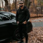 Bluza męska baranek DEROS OLAVOGA czarna