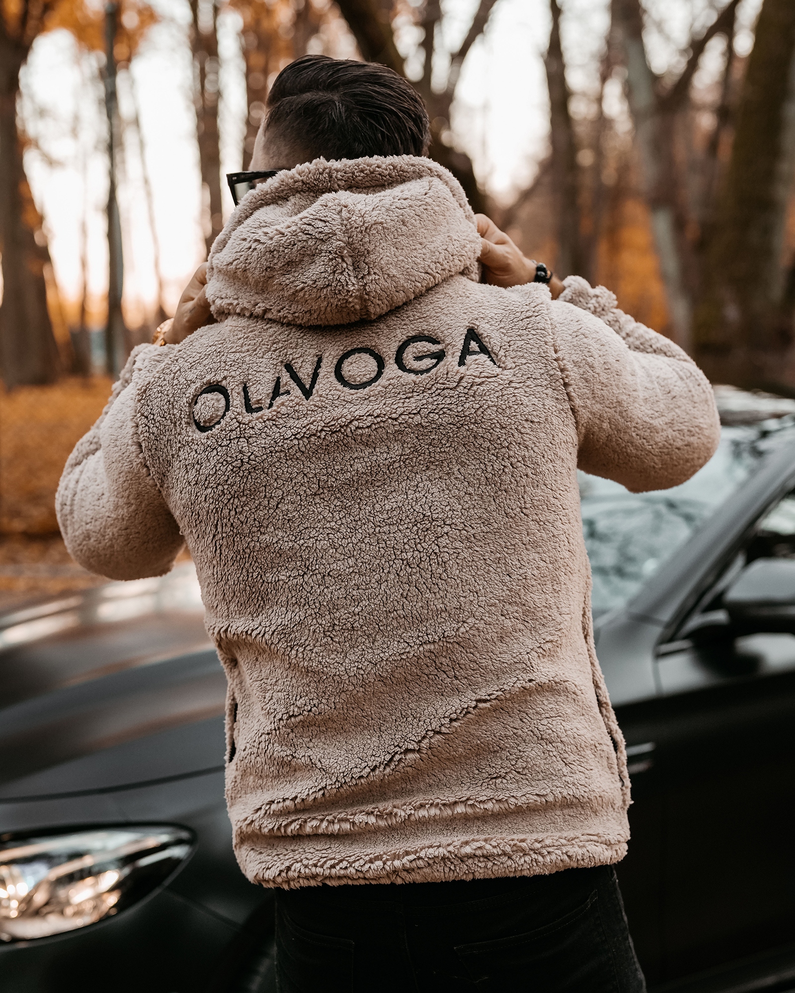 Bluza męska baranek DEROS OLAVOGA beżowa