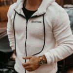 Bluza męska baranek DEROS OLAVOGA ecru