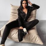 Komplet welurowy OREGON OLAVOGA czarny