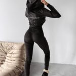 Komplet welurowy OREGON OLAVOGA czarny