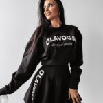 Komplet damski ze spódnicą CORNEL OLAVOGA czarny