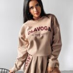 Komplet damski ze spódnicą CORNEL OLAVOGA beżowy