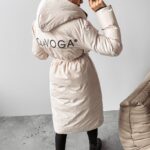 Kurtka dwustronna MARYLIN OLAVOGA czarny-beż