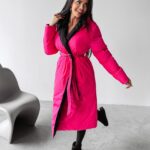 Kurtka dwustronna MARYLIN OLAVOGA czarny-n.róż