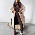 Kurtka dwustronna MARYLIN OLAVOGA brąz-beż