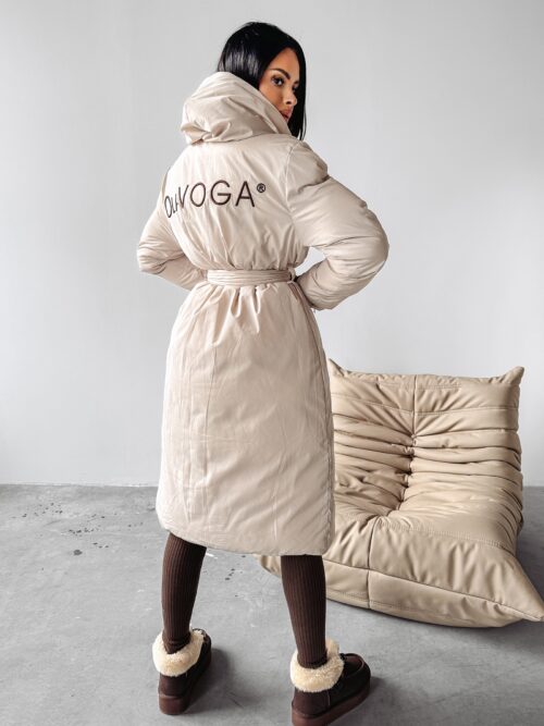 Kurtka dwustronna MARYLIN OLAVOGA brąz-beż