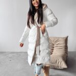 Kurtka dwustronna MARYLIN OLAVOGA ecru-beż