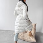 Kurtka dwustronna MARYLIN OLAVOGA ecru-beż