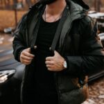 Kurtka męska z kapturem OLIVER OLAVOGA khaki