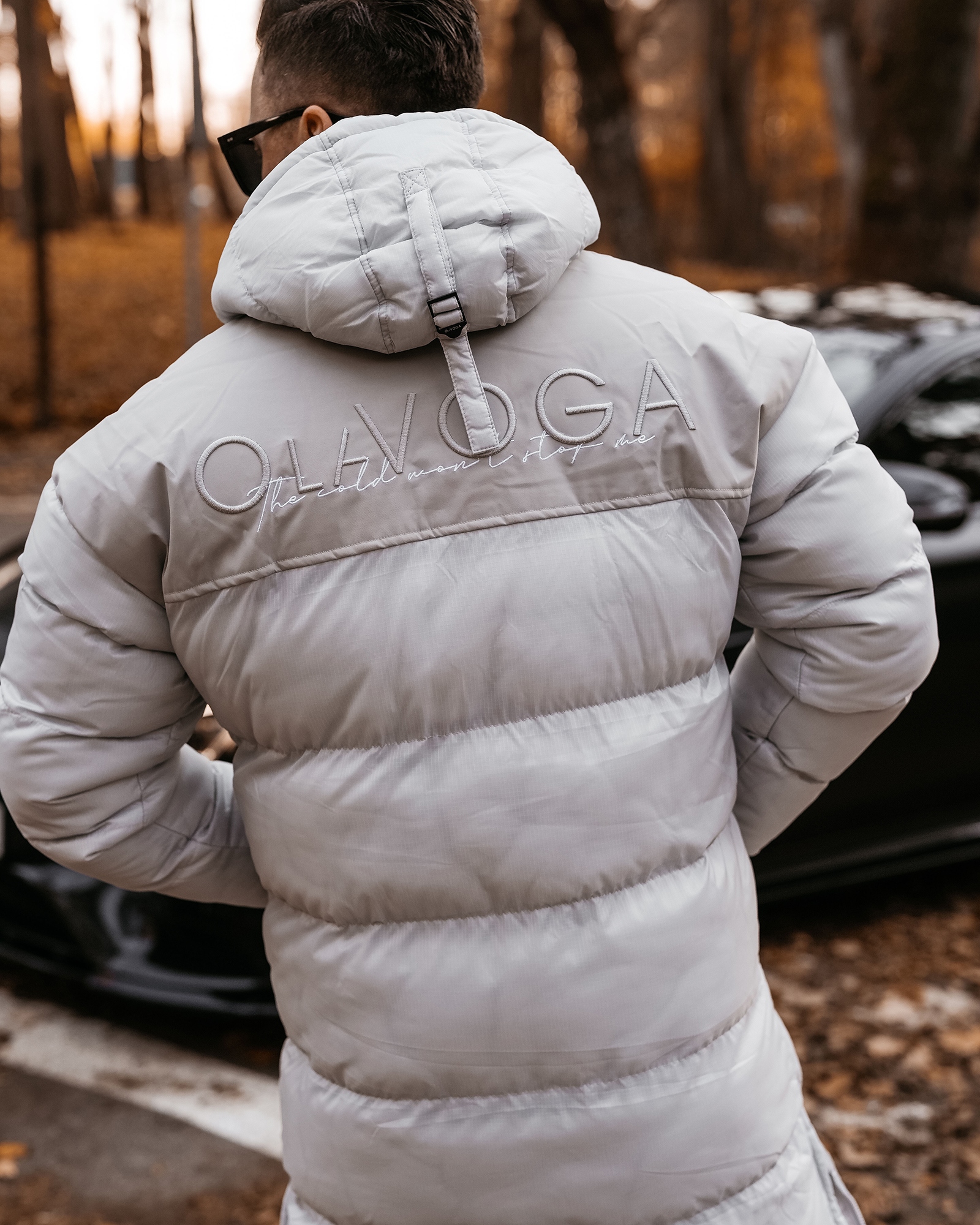 Kurtka pikowana męska PHILADELPHIA OLAVOGA szara Kurtka pikowana męska PHILADELPHIA OLAVOGA szara