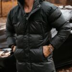 Kurtka pikowana męska PHILADELPHIA OLAVOGA grafitowa