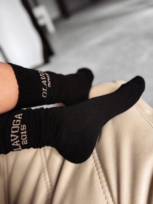 Skarpetki damskie KAVISO OLAVOGA czarny-beż