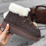 Buty śniegowce damskie VITTY OLAVOGA brązowe