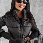 PRZEDSPRZEDAŻ Kurtka puchowa bomber OLVERA OLAVOGA czarna