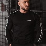 Komplet męski dresowy Stripes Men Ola Voga czarny