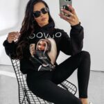 Bluza z kapturem Megan Ola Voga czarna