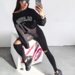 Legginsy modelujące TRACER OLAVOGA czarne