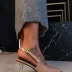 Czółenka lakierowane Madam Jore nude