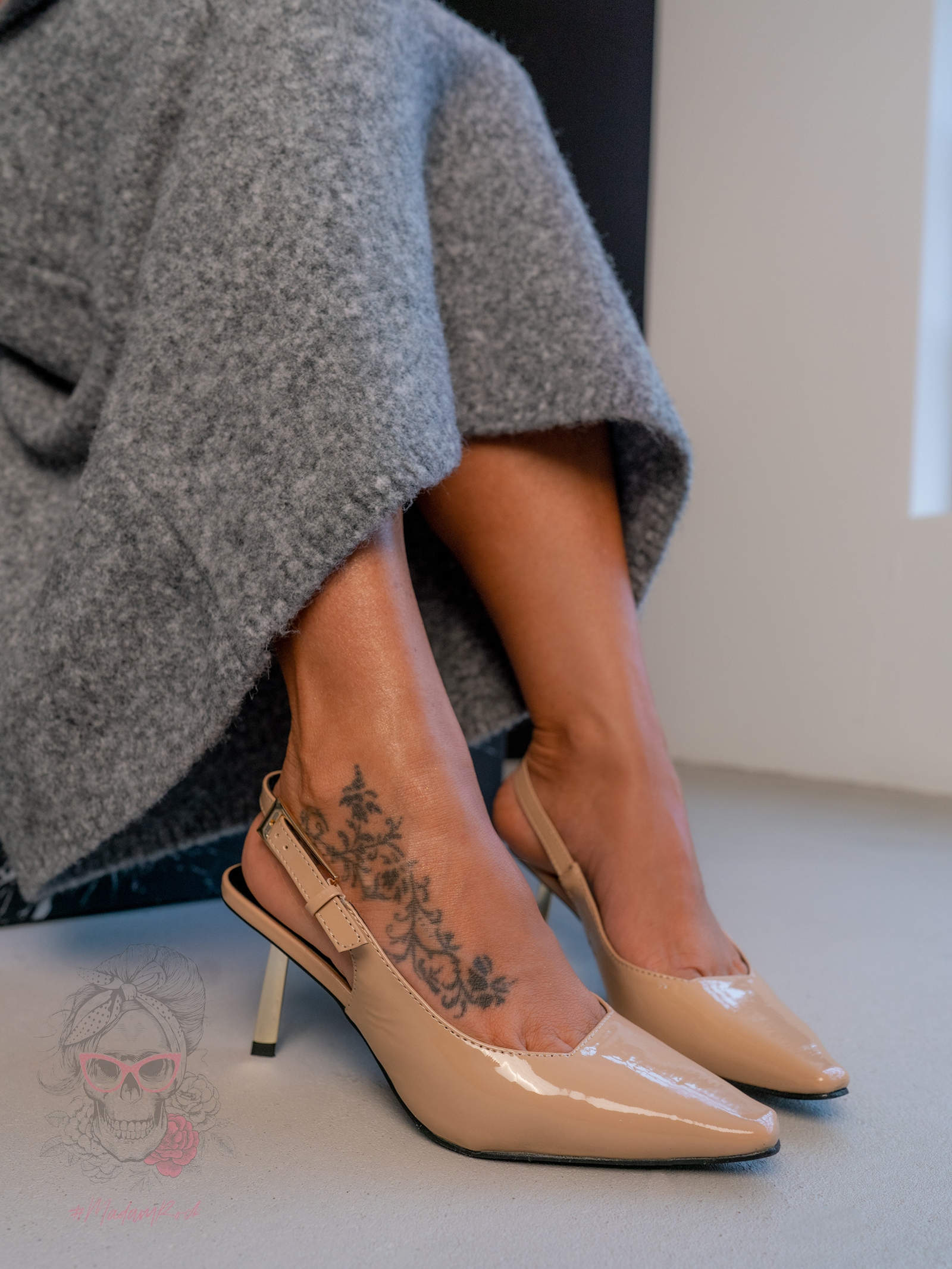 Czółenka lakierowane Madam Jore nude Czółenka lakierowane Madam Jore nude