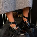 Workery z wycięciami Rock Gewaz czarne