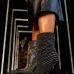 Botki na szpilce Madam Spears Hot czarne