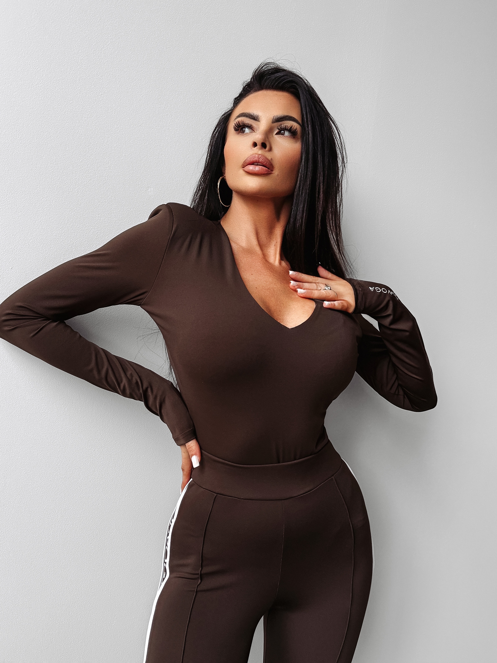 Body elastyczne PESARO OLAVOGA brązowe