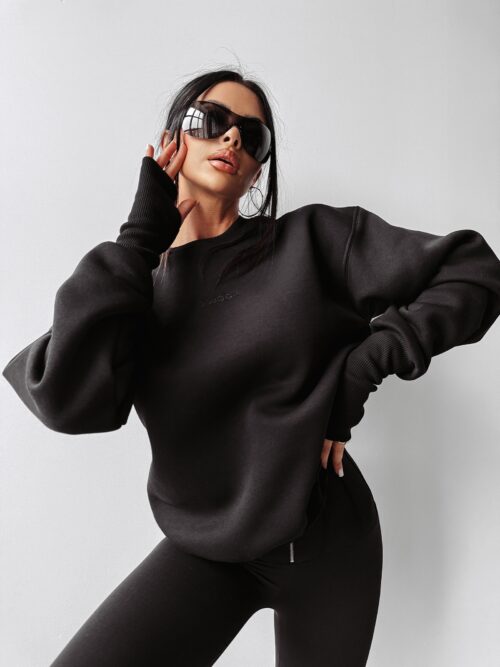 Bluza ocieplana CUTE OLAVOGA czarna