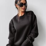 Bluza ocieplana CUTE OLAVOGA czarna