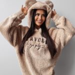 Bluza hoodie AGNELI OLAVOGA beżowa