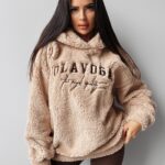 Bluza hoodie AGNELI OLAVOGA beżowa
