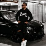 Bluza męska z kapturem WILD OLAVOGA czarna