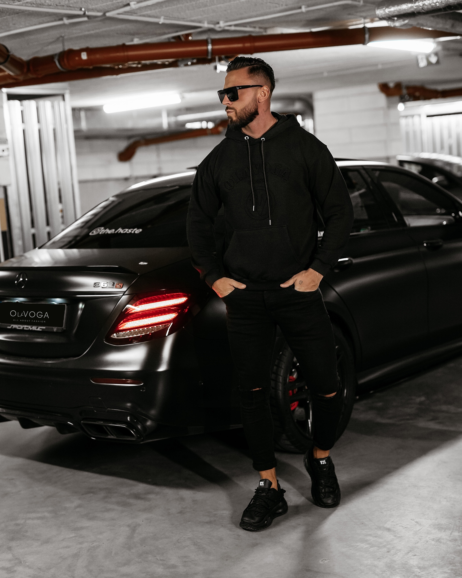 Bluza męska EDGE OLAVOGA czarna