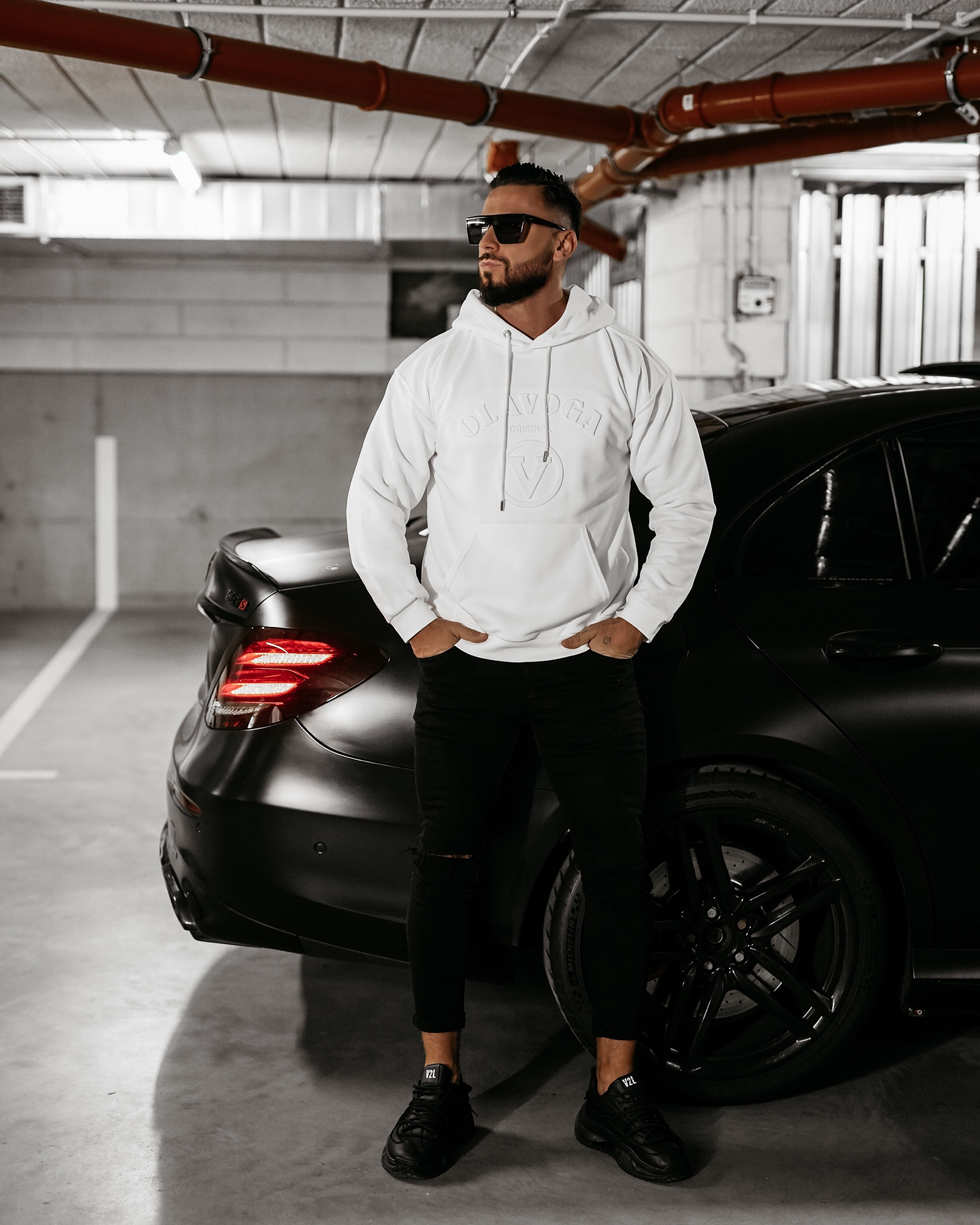 Bluza męska EDGE OLAVOGA ecru Bluza męska EDGE OLAVOGA ecru