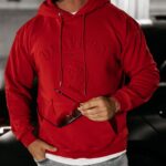 Bluza męska EDGE OLAVOGA czerwona