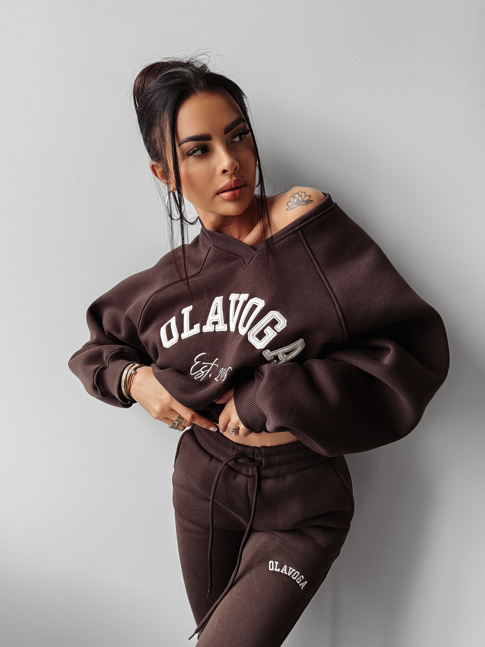 Dres damski ELITALI OLAVOGA brązowy