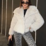 Kurtka futrzana Wolero beżowa