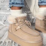 Buty śniegowce damskie VITTY OLAVOGA beżowe