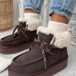 Buty śniegowce damskie VITTY OLAVOGA brązowe