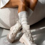 Workery skarpety Rock Hano beżowe