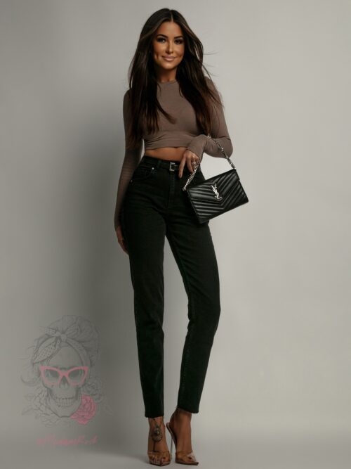 Bluzka na długi rękaw/ top Podre cappuccino