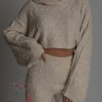 Komplet swetrowy Karper beżowy