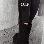 PRZEDSPRZEDAŻ Legginsy modelujące dopasowane MUCHMORE OLAVOGA czarne